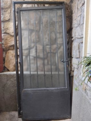 Puerta de Forja con Cristal