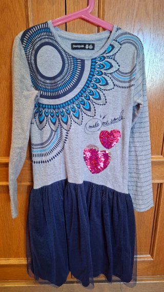 Vestido Desigual niña 9-10 años