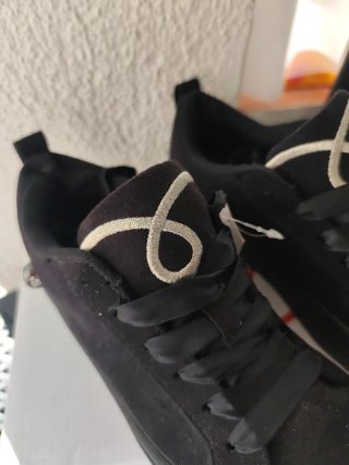 Bambas Negras con Plataforma