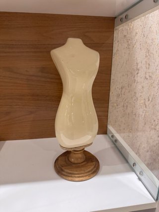 Busto de Maniquí Decorativo de Cerámica