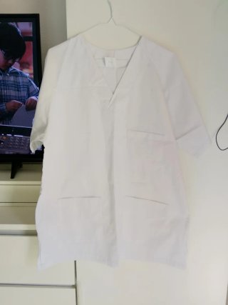 Casaca Blanca Talla L