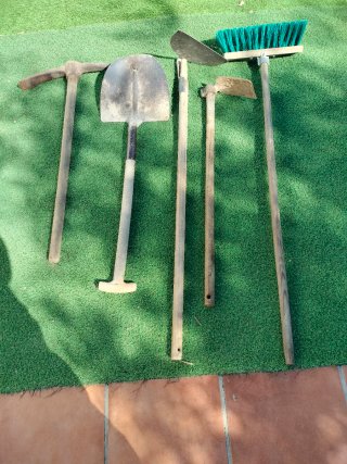 Set de 5 Herramientas de Albañilería y Jardín