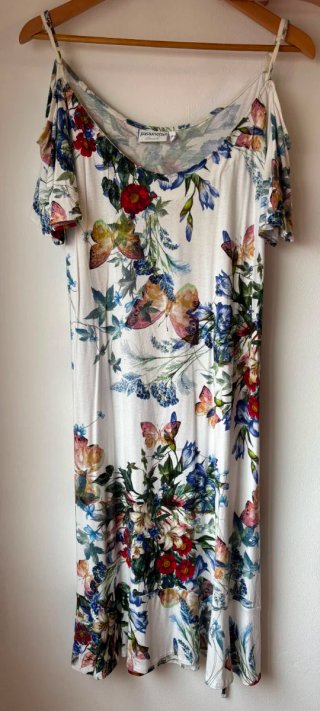 Vestido Pastunette Beach Flores y Mariposas XL