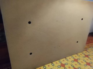 Somier Tapizado Beige 135x150