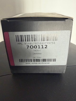 Filtro de aceite Ridex 700112 PRECINTADO
