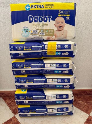 Pañales Dodot Sensitive Tallas 3+ 4+ o 5 + nuevas