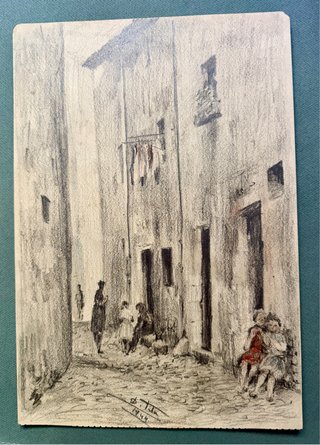 Dibujo original Domènec Fita 1944