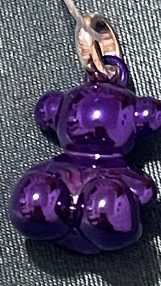 Colgante Tous Oso Morado