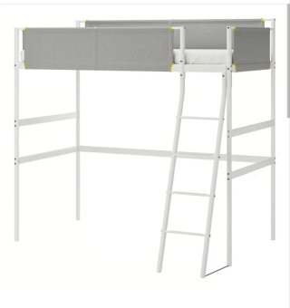 Cama alta Vitval Ikea