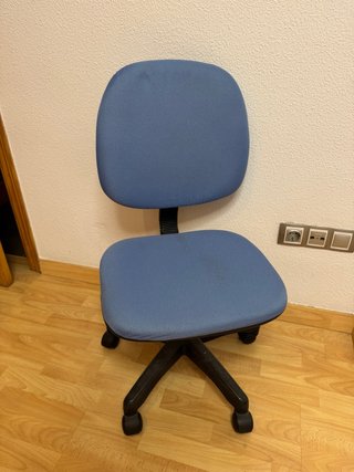 Silla de estudio azul