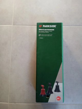 Set de 3 Miniventosas Parkside desatascador