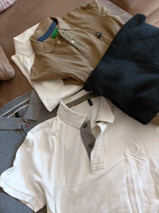 Lote de 4 Polos United Colors of Benetton