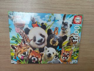 Puzzle 1000 piezas "Selfies" de animales salvajes