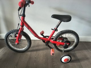 Bicicleta Infantil Roja 14 Pulgadas