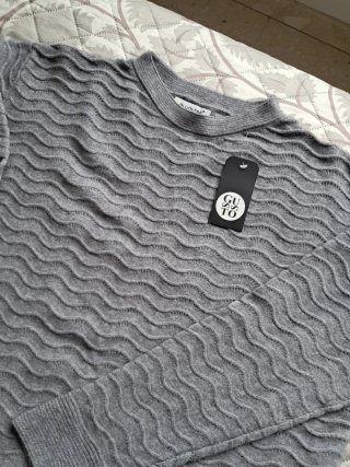 Jersey de punto Gris