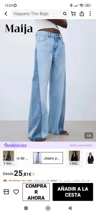 Jeans Anchos Maija Estilo Retro