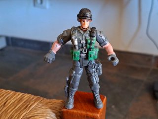 Figura de acción soldado