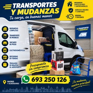 Mudanzas y transportes portes Madrid