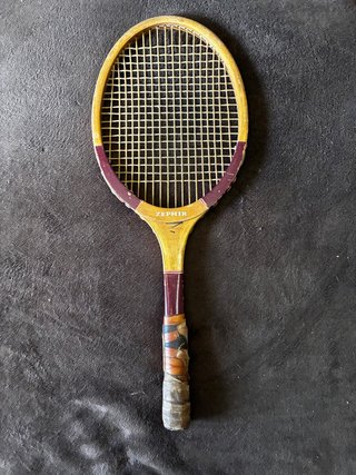 Raqueta de Tenis Antigua Zephir