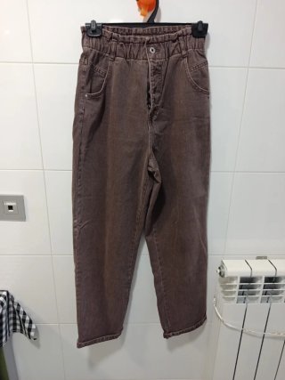 Pantalón Glow Marrón Talla 34