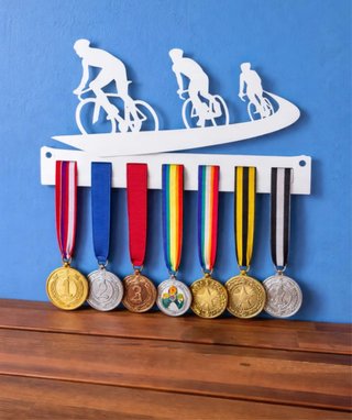 Colgador de medallas para ciclismo