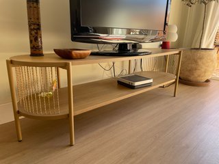Mueble TV Jysk de madera beige