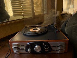 Tocadiscos 1byone Madera con USB