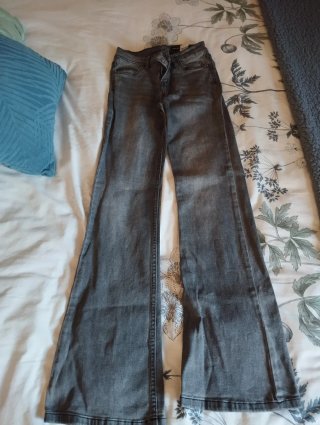 Pantalón Vaquero Gris Talla 32