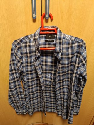 Camisa de cuadros C&A azul