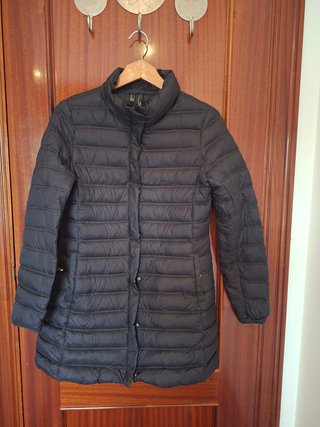 Plumífero ligero Mango negro