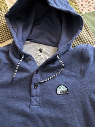 Sudadera Element Azul Talla M