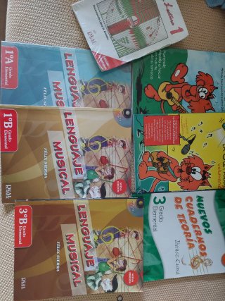 Lote de 6 Libros de Lenguaje Musical