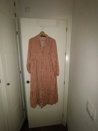 Vestido largo estampado