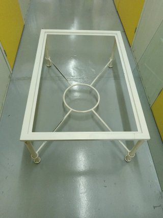 Mesa de Centro Metálica Blanca, negociable