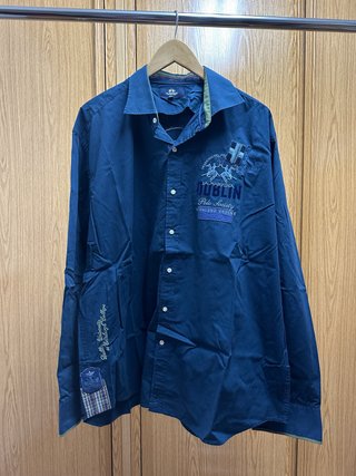 Camisa La Martina Azul Talla 3XL