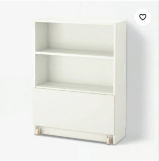 Librería BILLY Ikea con cajón blanco