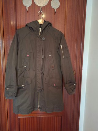 Parka militar verde ZARA