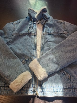 Chaqueta Tejana con Forro de Borreguito
