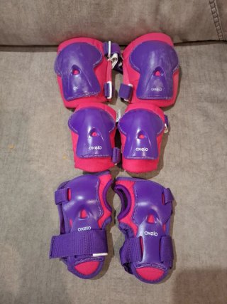 Set de Protecciones Oxelo Niña Talla XS