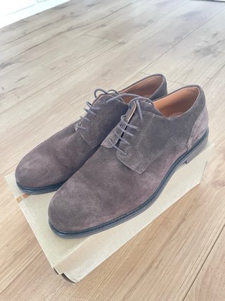 Mocasines Hackett Talla 45, ante marron chocolate.