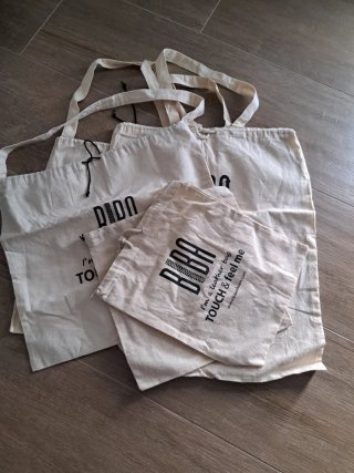 Set de 5 Bolsas de Algodón Biba
