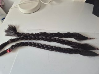 3 Trenzas de Fallera para Niña 45cm