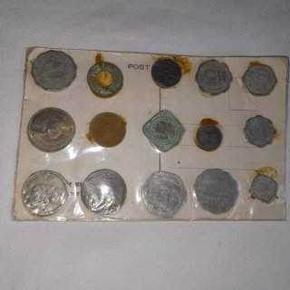 Set de 15 Monedas Antiguas de la India