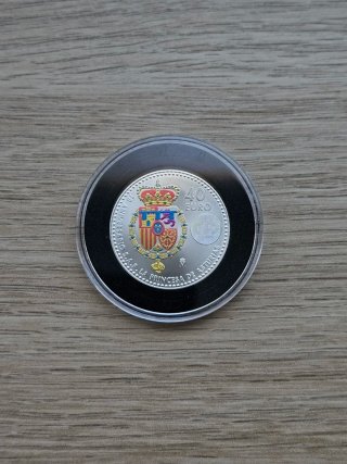 Moneda plata 40 euros