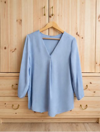 Camisa Stradivarius Azul