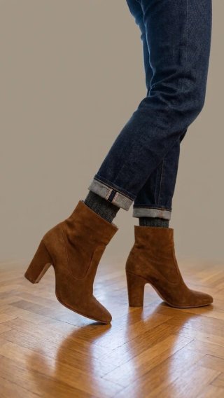 Botines ZARA Marrones Talla 40