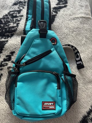 Mochila Bandolera Turquesa