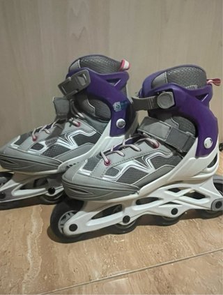 Patines en línea Oxelo con protecciones y bolsa