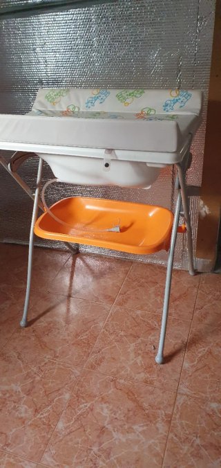 Bañera Cambiador Plegable para Bebé