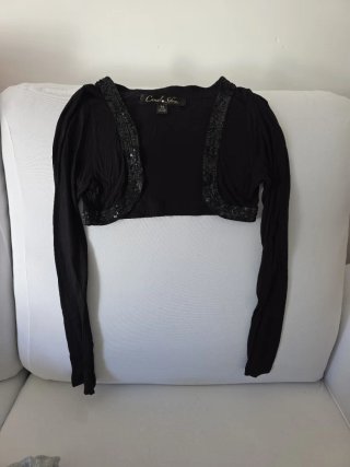 Bolero de fiesta Negro con Lentejuelas